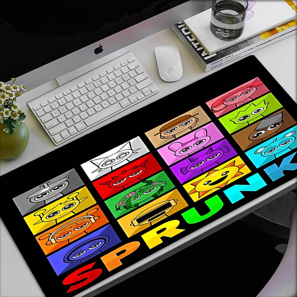 Sprunki Theme Mouse Pad, Non Slip Rubber Base, Multifunctional Office & Home Decor, Perfect for Workspace Personalization.
