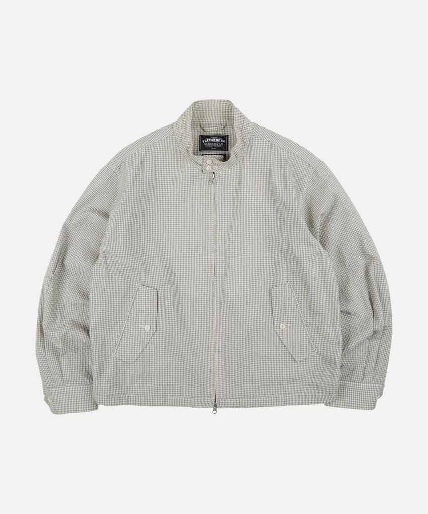 Frizmworks Check Buddy Harrington Jacket _ Sky Blue