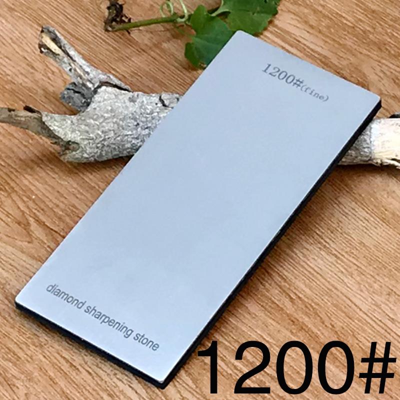 Knife Sharpener Sharpening Stone Diamond Grindstone with Bamboo Base Non-slip Base Diamond Slate Daily Sharpening Cutting Edge