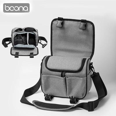 Boona DSLR Mikro Tekli Kamera Çantası Dijital Fotoğrafçılık Kamera Astarı Kamera Çantası Çapraz Askılı Çıkarılabilir Omuz Fotoğraf Çantası