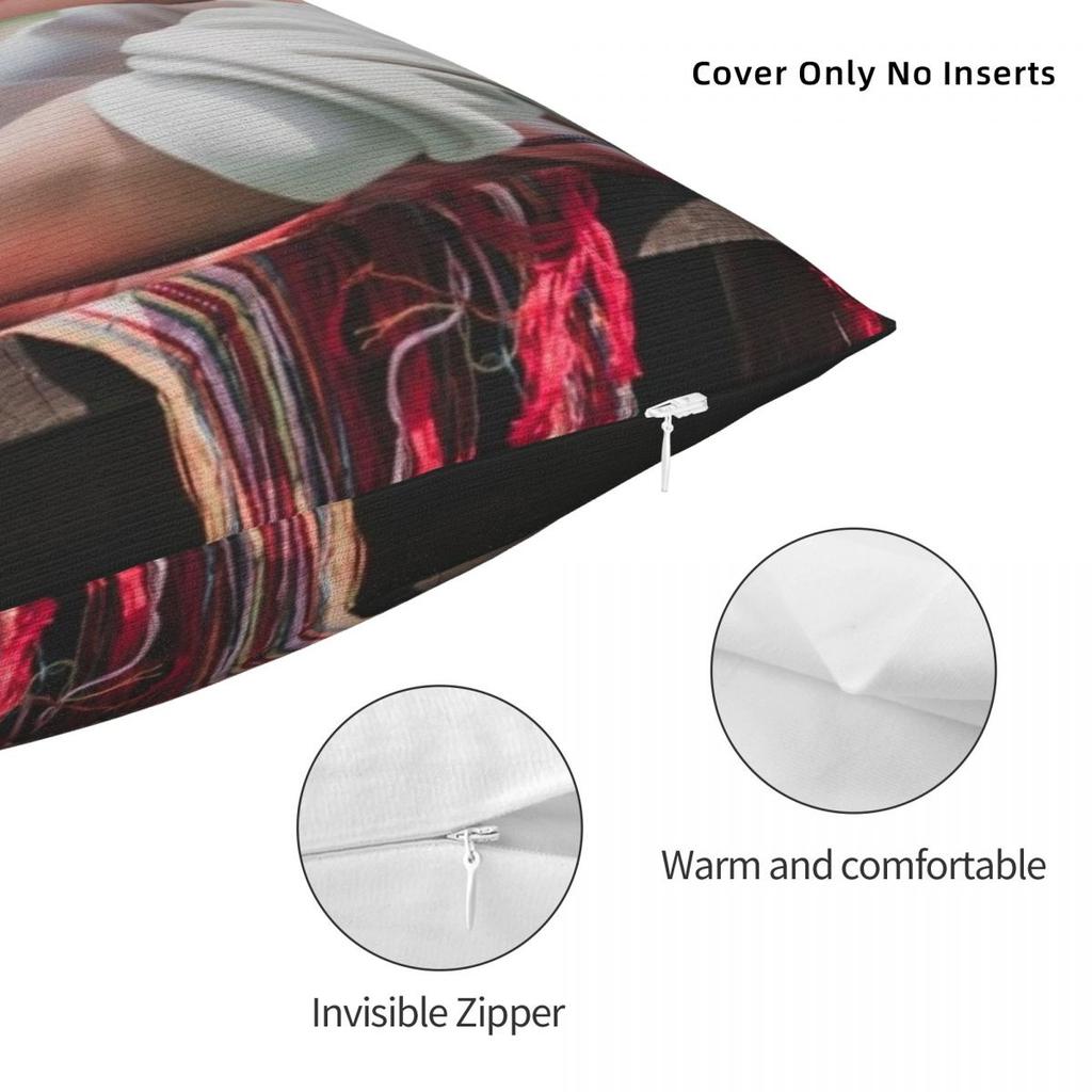 Federa Cuscino Park Ji Hoon Regalo per Fan Copricuscino Coperta Cuscino Arredo Casa Y2K con Zip Multimisura