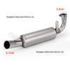 Kit de Modification de Suppression de Chicane pour Pot d'Échappement de Moto Aprilia GPR250