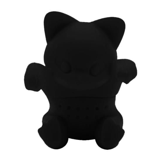 Yousheng Silicone Tea Infuser Cat Shaped Strainer Loose Leaf Tea Brewer Cute Cartoon Tea Filter for Home Office