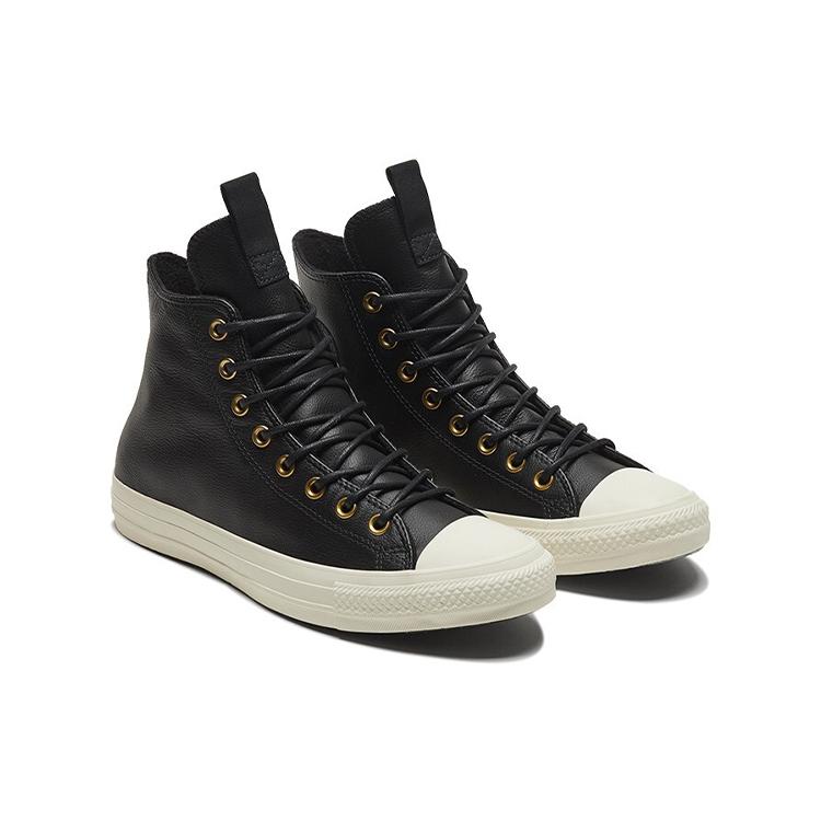 Chuck Taylor All Star Converse Leather High 'Black Egret' 169658C