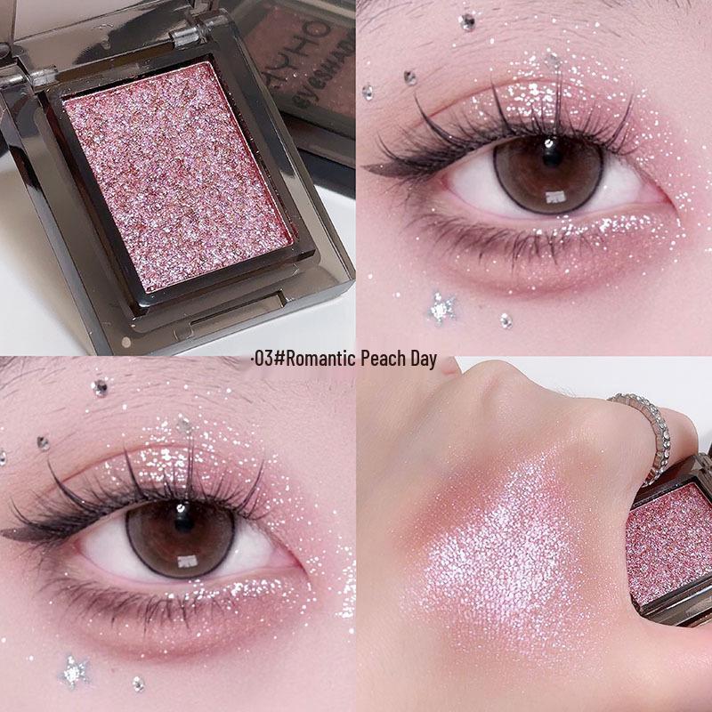 MYHO Monochrome Long-Lasting Smoky Eyeshadow Palette - Fine Powder for Natural Brightening