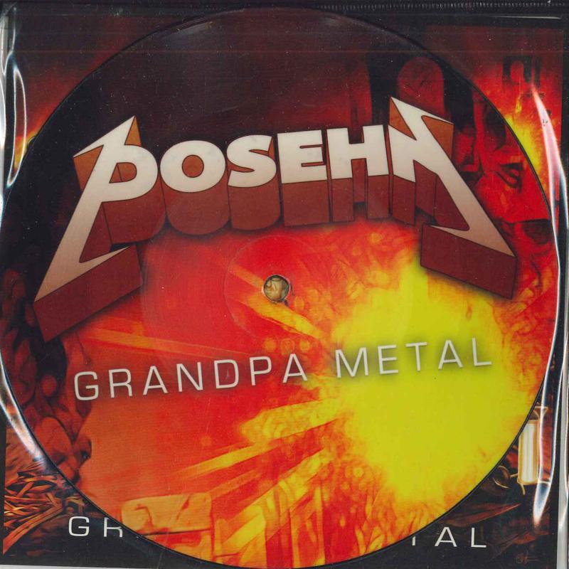 

7inch Record POSEHN - Grandpa Metal ME32317 Megaforce Recor 2020 US Rock