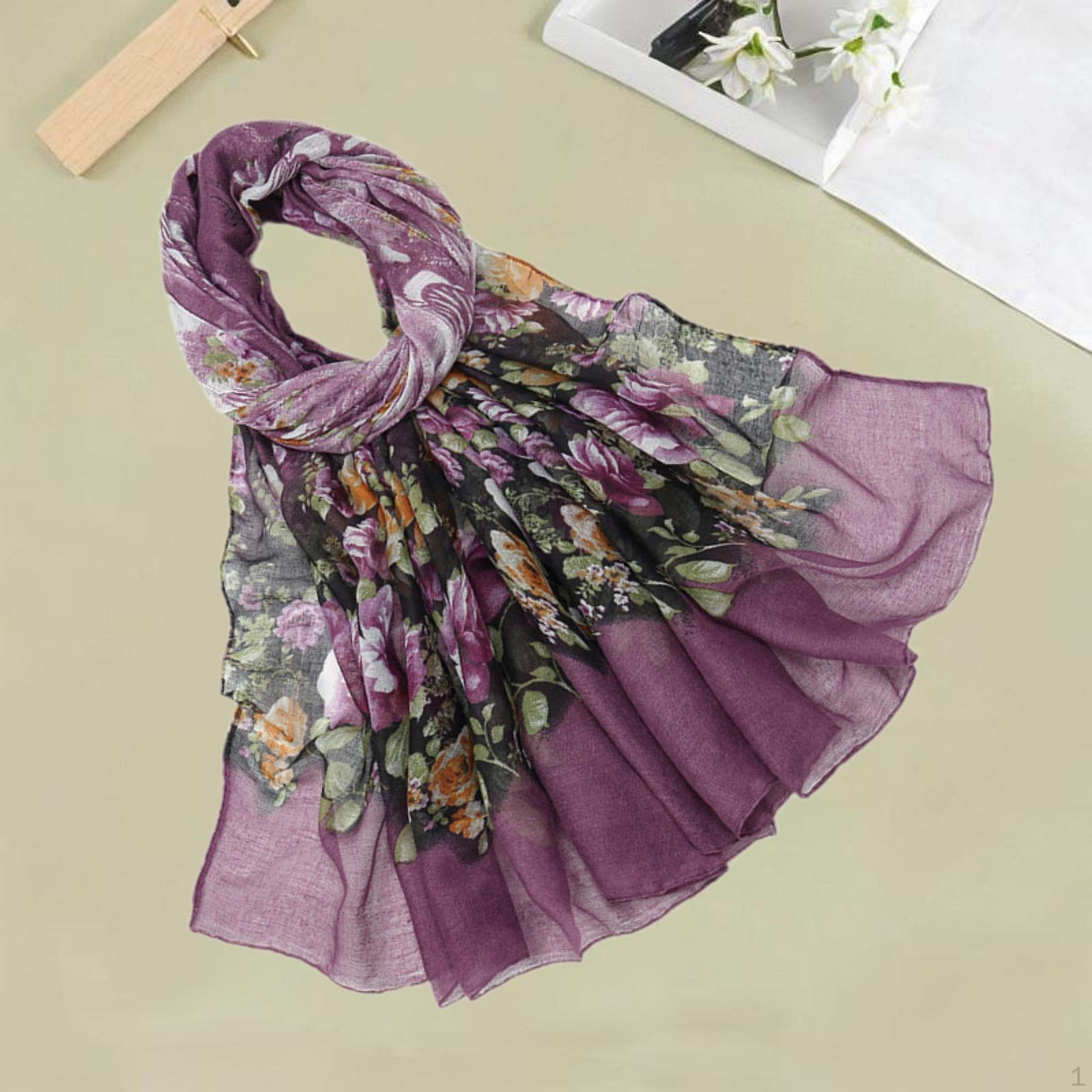 

Модный шарф для женщин, шейные платки, шаль, подарки для спорта на открытом воздухе фиолетовый