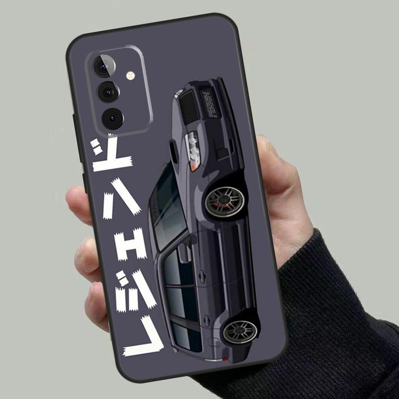 Tokyo JDM Drift Sport Car Case For Samsung Galaxy A06 A16 A26 A36 A56 A53 A32 A52 A33 A13 A55 A35 A15 A14 A34 A54 A17