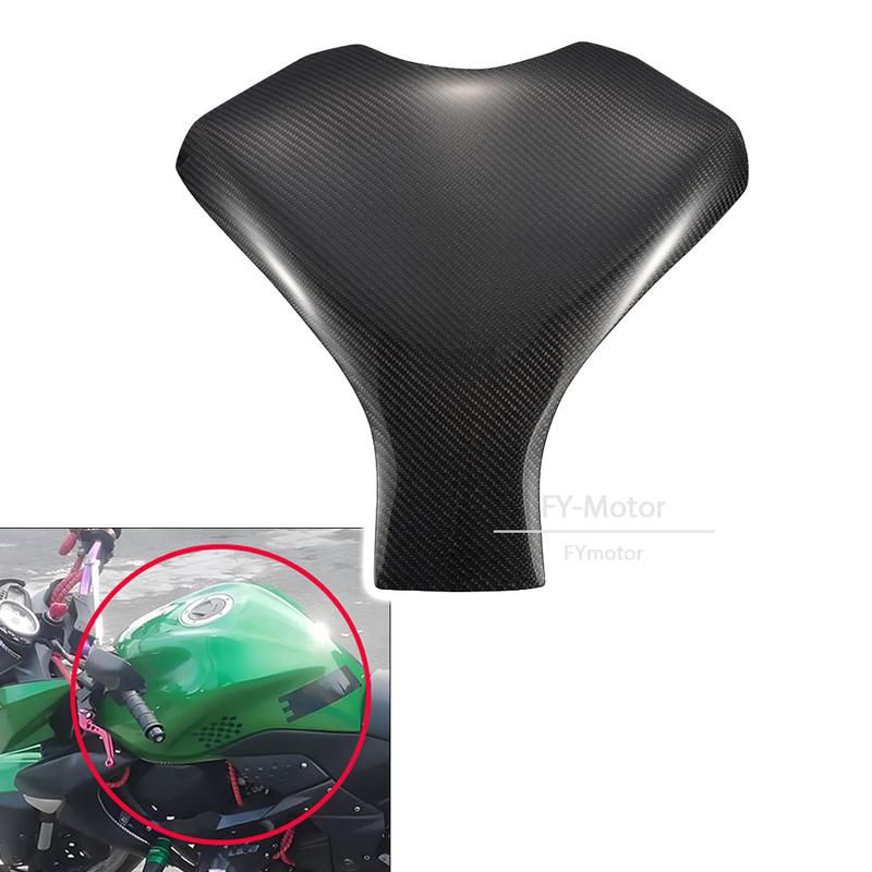 Motorcycle carbon fibre fuel tank shelter/protector cover - Fit For Kawasaki Z1000 (2010-2012) 2011
