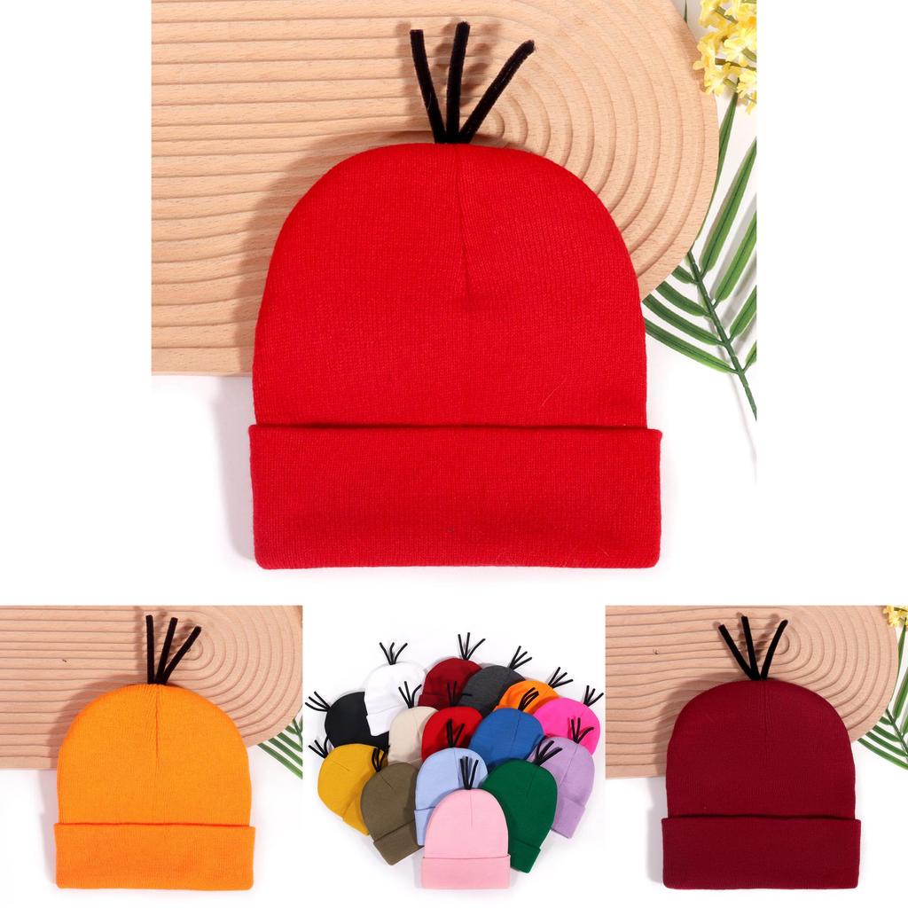 Minions Knitted Hat With Warmth For Halloween Cosplay And Casual Winter Wear
