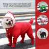 Traction Puppy Four-legged Raincoat Waterproof All-inclusive Small Dog with Feet Bigbear Teddy Pet Rainy Day Dog Clothes