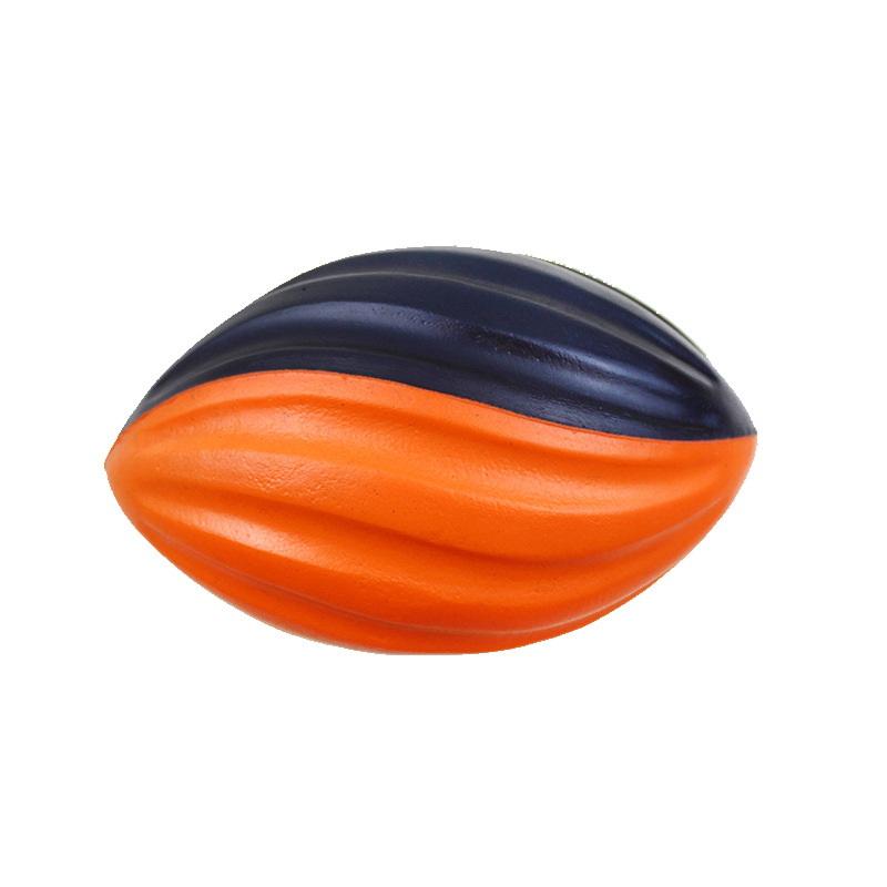 Pu Sponge Elastic Rainbow Rugby Anxiety Relief Sports Toy Foams Jumping Balls Child Portable Comfortable Easy Grip Toys
