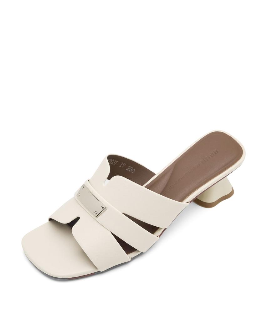 Spur Cleo Ornament Mule Sandal 6Cm -Ws9037 (3Color)