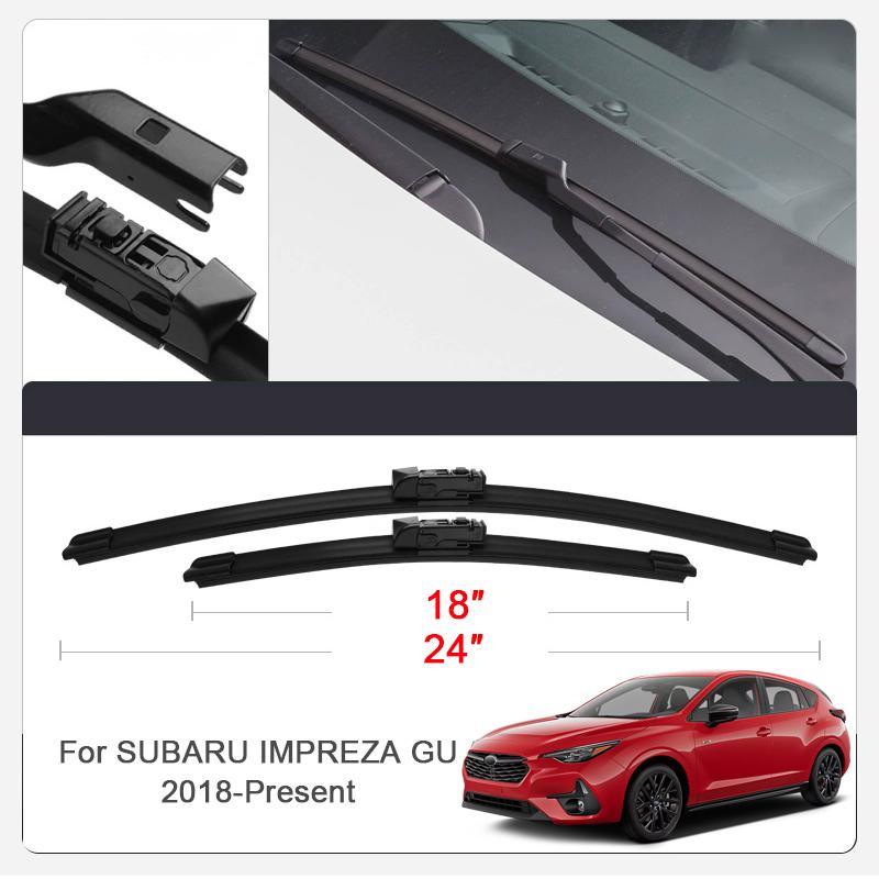 2 Stück Auto Flachwischer Gummi Scheibenwischer für SUBARU ASCENT CROSS FORESTER IMPREZA LEGACY OUTBACK SOLTERRA WRX XV Auto Zubehör