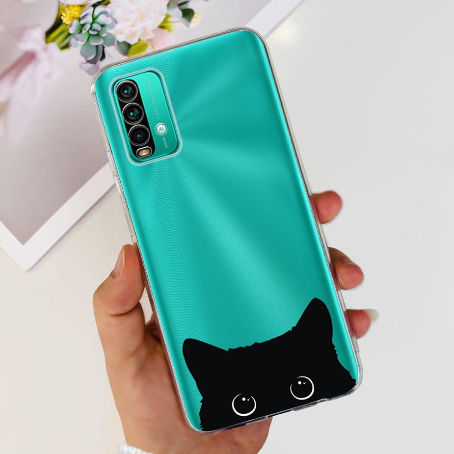 For Xiaomi Redmi 9T Case Cute Fashion Painted Cover Clear Silicone Phone Case For Xiaomi Redmi 9T Redmi9T Back Cover 6.53'' Bags