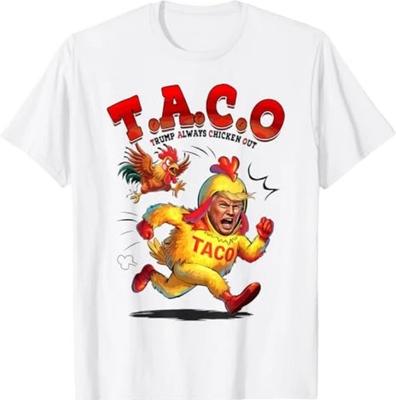 Divertente Maglietta Taco Trump Si Caga Sempre Uomo Donna T-Shirt