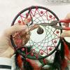 Hand-woven Dreamcatcher Wind Chimes, Adorned With Artificial Feathers And Crystals, Exquisite Wall Decoration