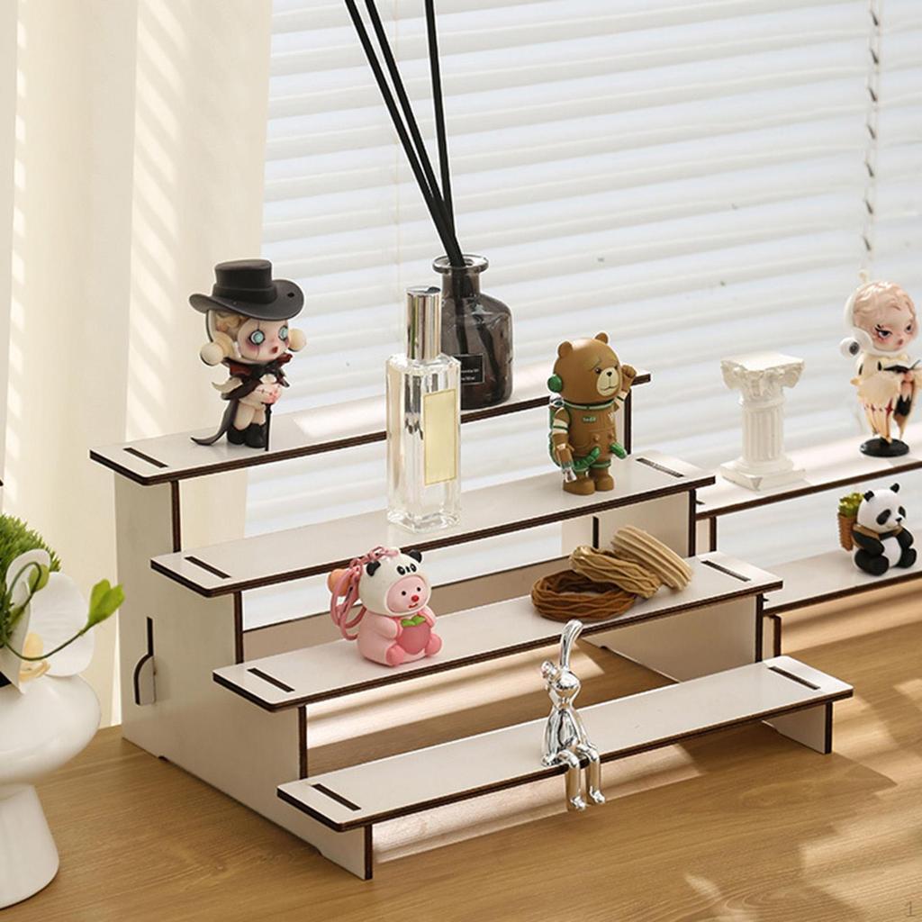 Holz Display Erhöhung Cupcake Ständer Vielseitig Rustikal Gestuft Parfüm Organizer Gewürzregal für Schmuck