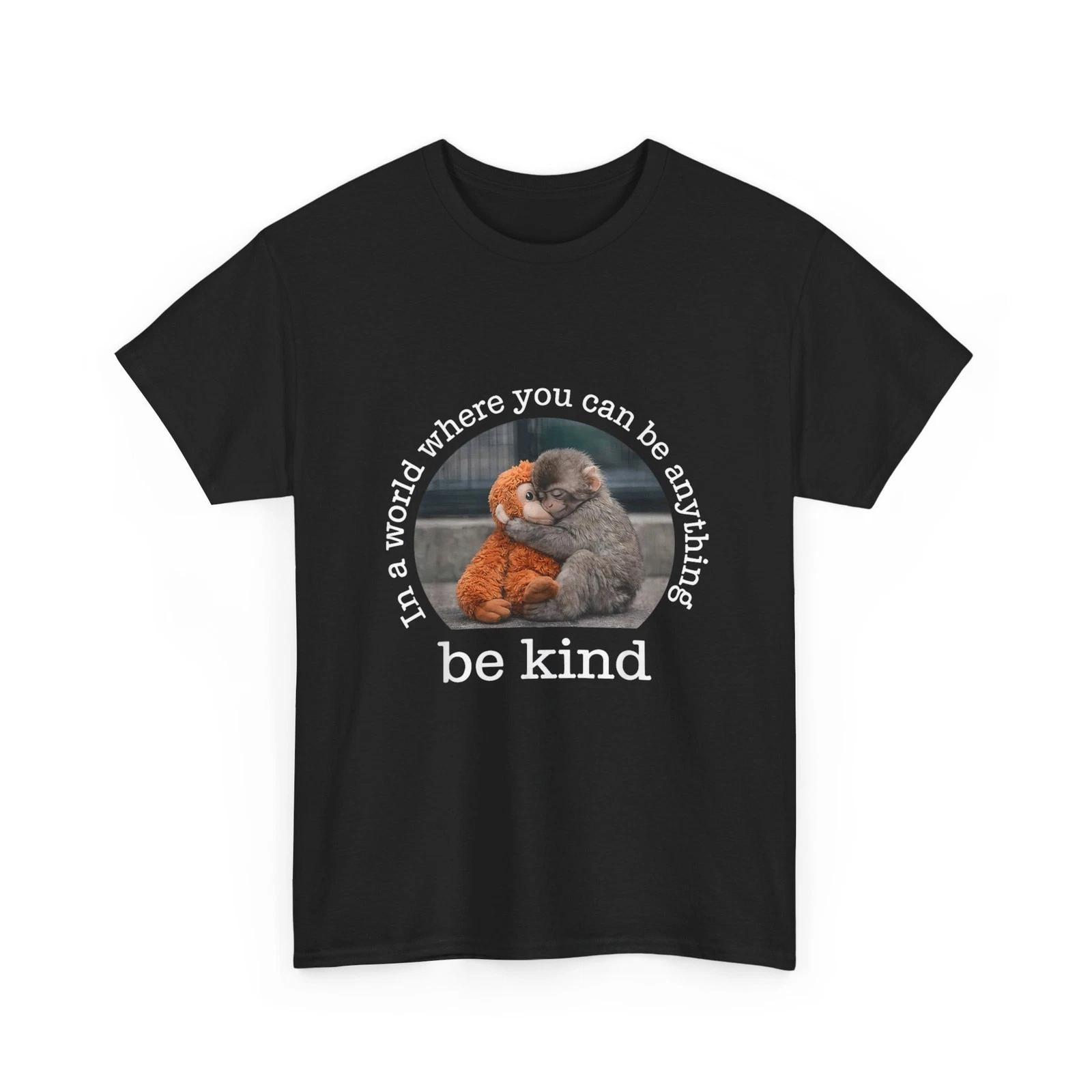 Monkey Punch in the World Where You Can be Anything Be Kind T shirt S