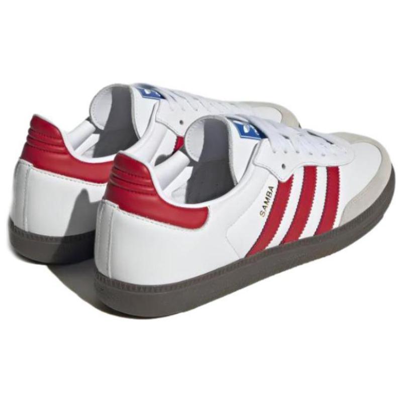 Adidas Samba Og 'White Scarlet' Sneaker IG1025