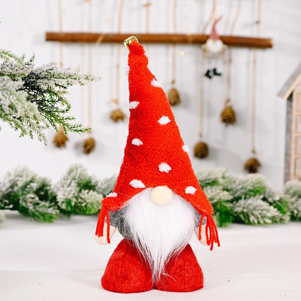 Festive Hanging Leg Rudolf Plush Doll With Jingle Bells For Vibrant Christmas Decor