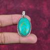 Arizona Turquoise Gemstone Pendant, 925 Solid Sterling Silver Pendant Jewelry, Handmade Antique Jewelry Gift For Mother
