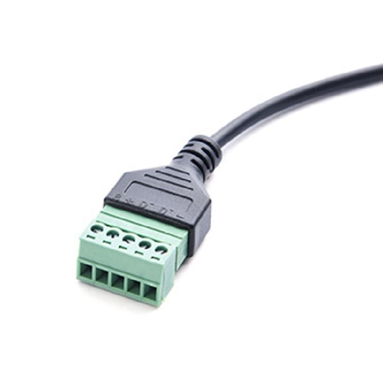PVC Cable Type C USB Female To 5 Pin Screw Terminal Cable for Smooth  Integration with Various 5V Electronic Devices