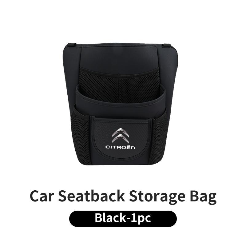 

Car Seat Middle Hanger Storage Bag Mutifuntional Leather Auto Organizers For Citroen C4 C3 C5 C1 C-Elysee Berlingo Picasso Jumpy
