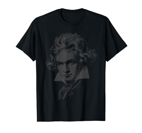 Beethoven Portrait by Ludwig van Beethoven Classical Music T-Shirt