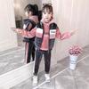 Girls' 2025 Spring/Autumn Stylish Three-Piece Sportswear Set for Big Kids