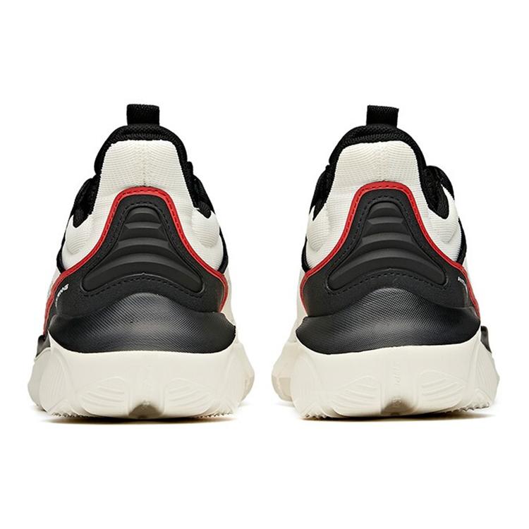 New Anta Variety Training Collection Wear Resistant Low Top Training Shoes Men's White Black 112127703-4