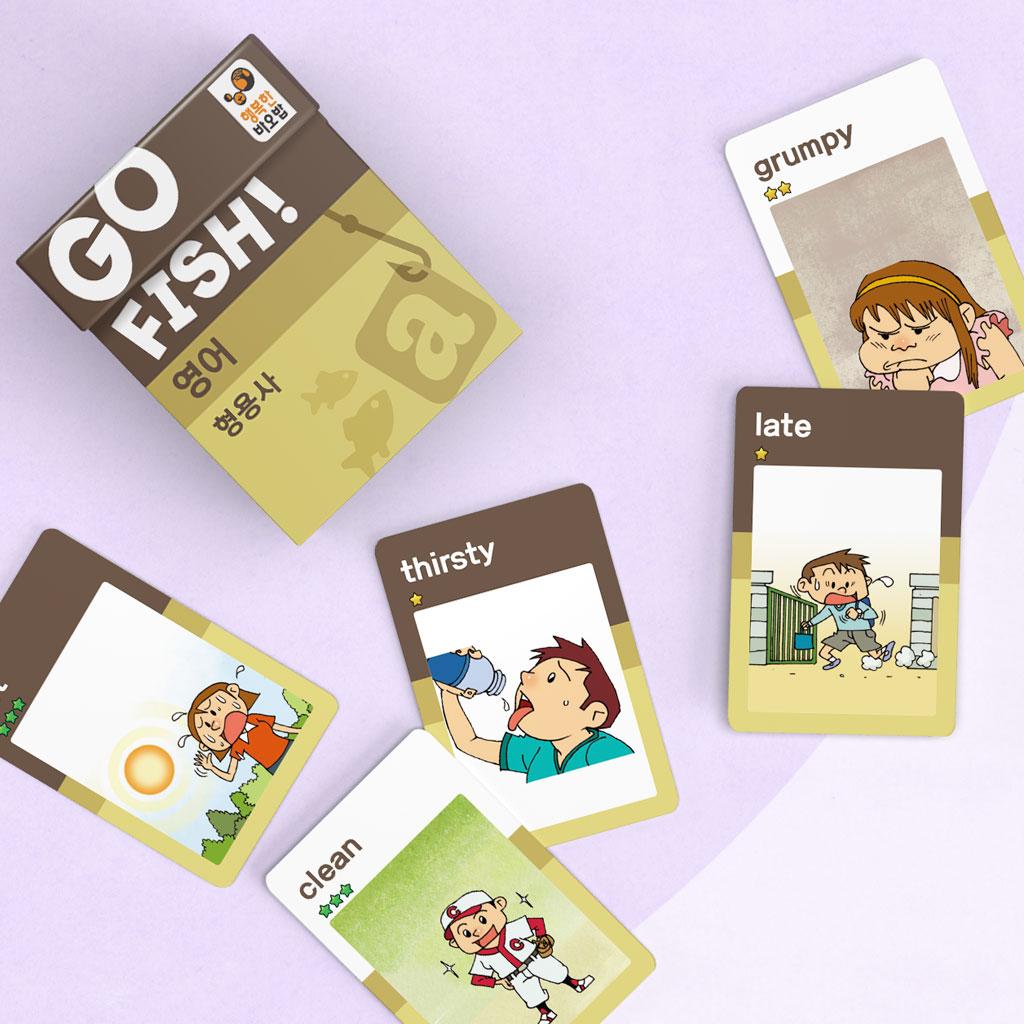 Happy Baobab Go Fish English Adjective Card Game for Children