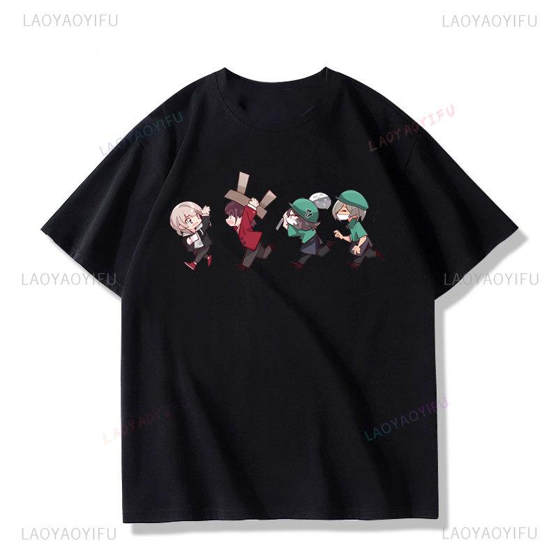 Girls Band Cry Graphic T Shirts Nina Iseri Unisex Women Gothic Clothes Harajuku Casual Tshirt Unisex Kawaii Shoujo Girl Style Tee