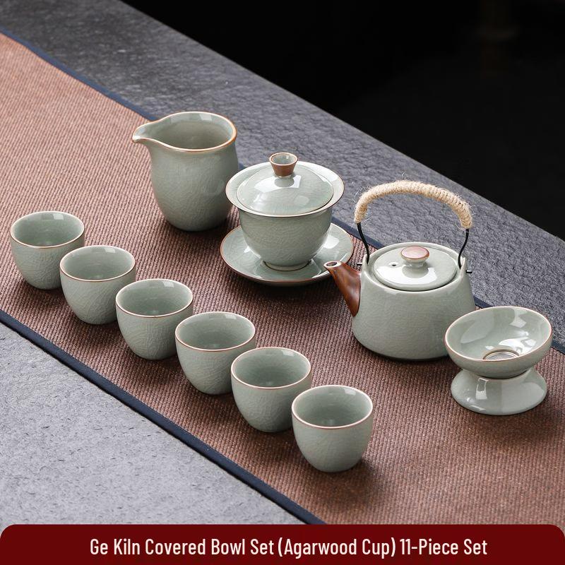 Cha Xun Ge Yao Ceramic Gongfu Tea Set