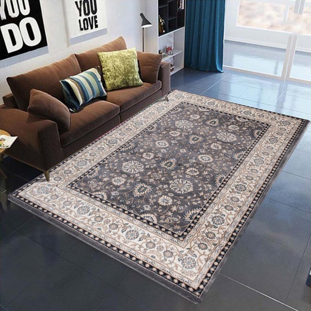

Elegant Floral Vine Pattern Large Area Rug Light Tone Floral Deep Tone Floral Design Carpet Floor Mat for Living Room Bedroom 50X80CM