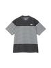 North Panel Border Mixed M [The Face] S/S Tee, Charcoal,