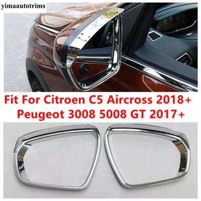 Zástěrka proti dešti na zpětné zrcátko Kryt proti dešti Příslušenství pro Citroen C5 Aircross 2018 - 2024 Peugeot 3008 5008 GT 2017 -