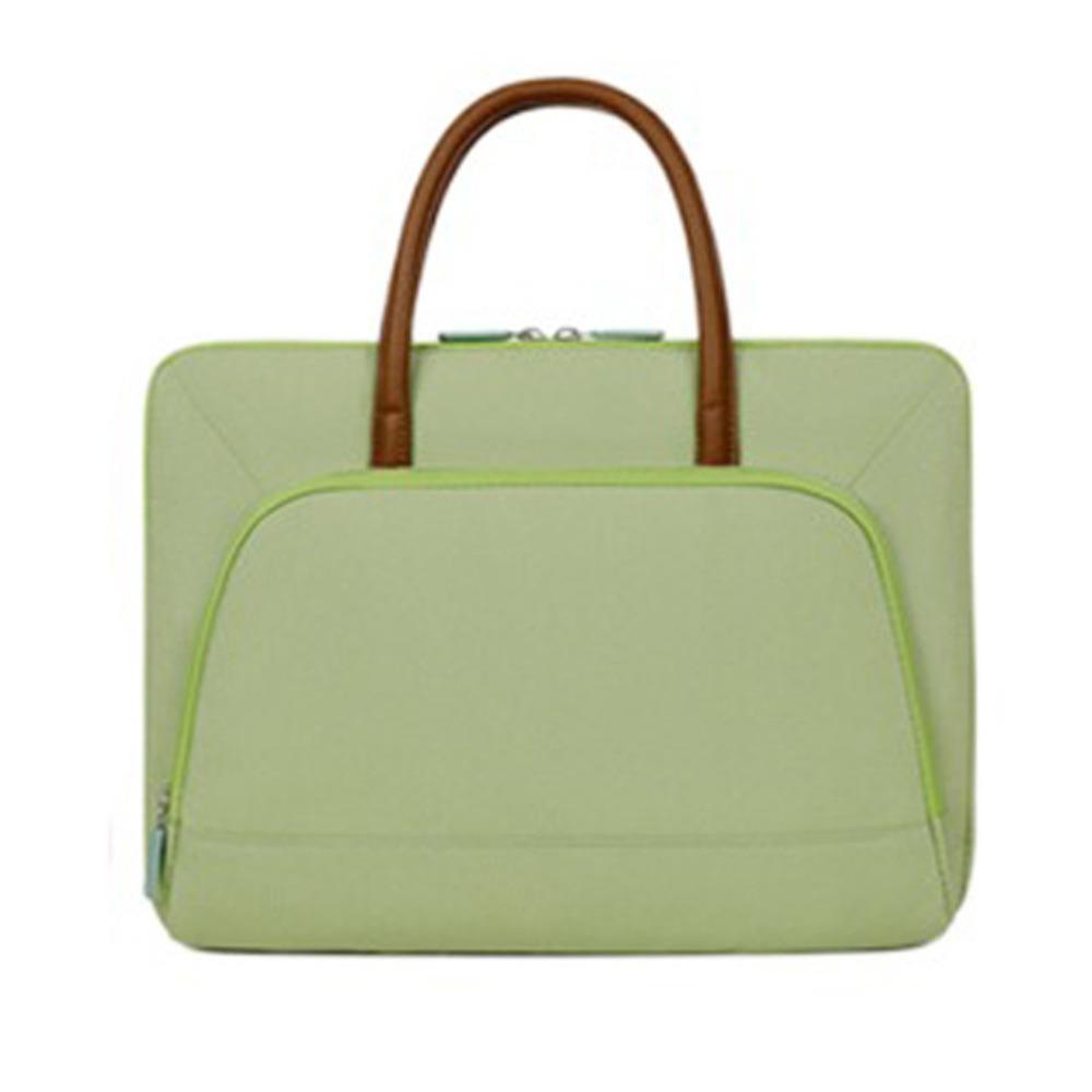 

Легкий чехол для ноутбука с ручкой, сумка-рукав для ноутбука, портативные сумки для ноутбука, для путешествий within 14.6 inch зелёный