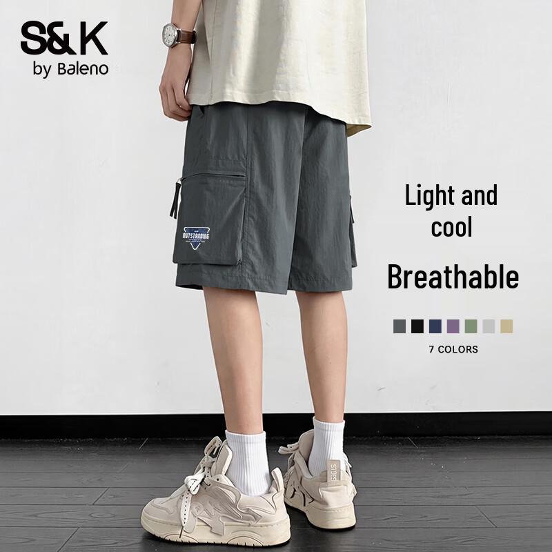 Baleno Men s 2026 Summer American Workwear Cargo Shorts 5XL