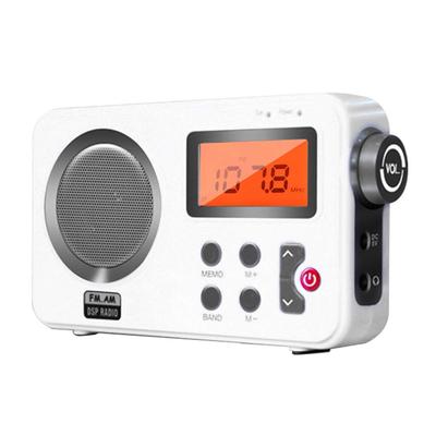 Shower Radio Speaker, AM/FM Radio with LCD Display, Portable Stereo Radio with Earphone Port for Home, Beach, Hot Tub, Bathroom, and Outdoor Use