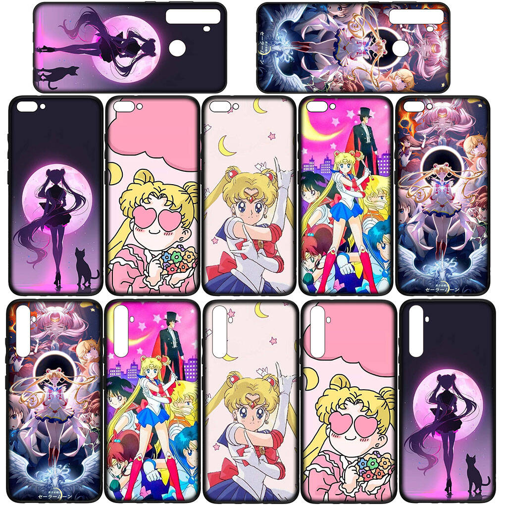 Phone Case for iPhone 17 16 15 Xiaomi Poco F8 F7 X7 X6 M8 C85 C75 C71 Redmi Note 14 13 12 11 Pro Max A3 A4 14C 13C 12C 15C Cute Sailor Moon Girl Cover