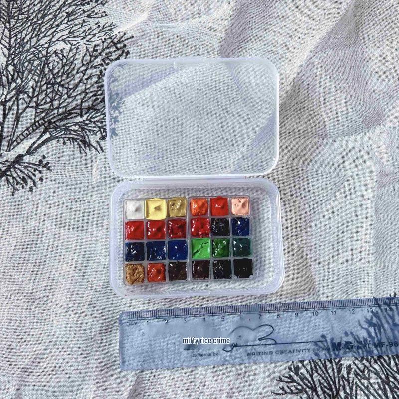 Portable Watercolor Paint Set for Art & Nail Art - Free Shipping