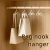 Bag Hanger Hook Handbag Hat Scarf Storage Rack Portable Wardrobe Backpack Hook Handbag Holder Storage Rack Organization