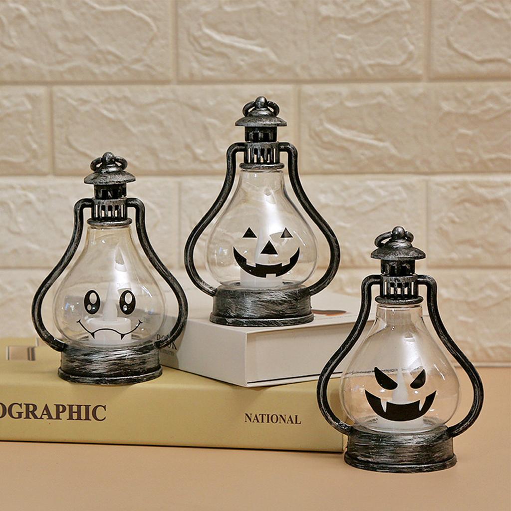 Halloweenská dýňová lucerna Dětské přenosné noční světelné dekorace rekvizity