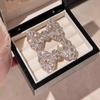 Korean Style Rhinestone Bow High-Gloss Hair Clip