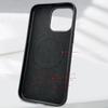 Magnetic Leather Black Matte Case For Magsafe Mag Safe iPhone 16 Pro Max 15 Plus 14 13 12 11 iPhone16 16Plus 16Pro 15Pro 14Pro Phone Cover Accessories