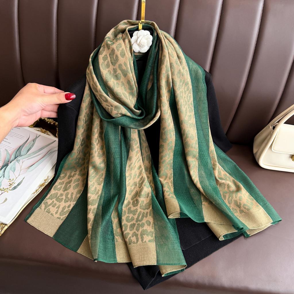 Brand Women Silk Scarf Female Stripe Foulard Femme Pashmina Shawls And Wrap Big Size Scaves Beach Towel Bandana Muslim Hijab