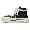 All Star ADCDAVINCI Custom, White Bandage Slip Resistant And Breathable High Top Canvas Shoes Unisex Black A04689C(TeamM-)