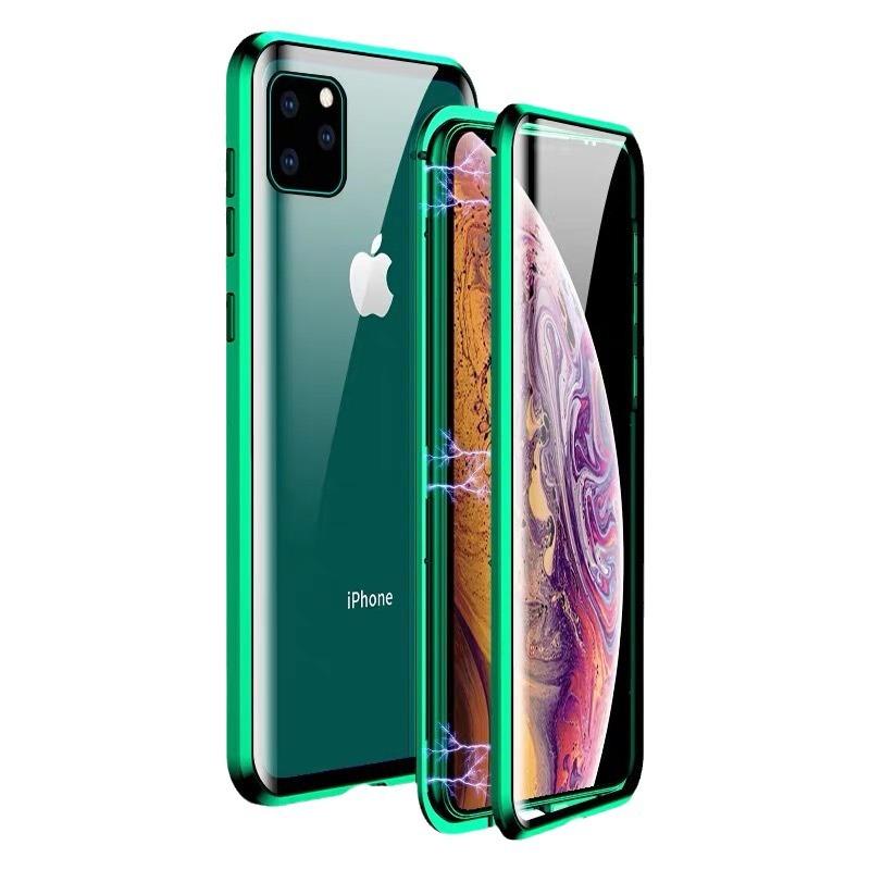 Suitable for Samsung S25plus Double Sided Magneto Mobile Phone Case Note20 Metal S24 Protective Case A16A53 Glass