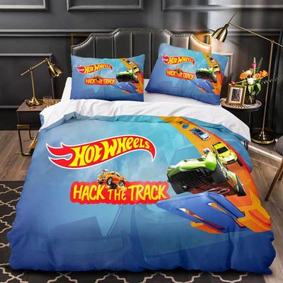 Poszewka na kołdrę poszewka na poduszkę pościel z kołem Monster Truck rozmiar Twin Full Queen King do dekoracji sypialni tekstylia domowe